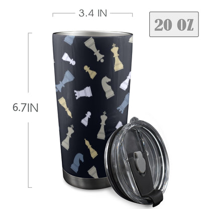 Chess Pattern - 20oz Travel Mug / Tumbler