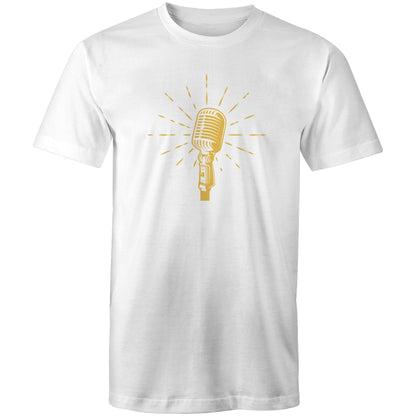 Retro Microphone - Mens T-Shirt