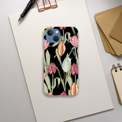 Tulips - Slim case Apple - iPhone 13 Print Material Globally Fulfilled