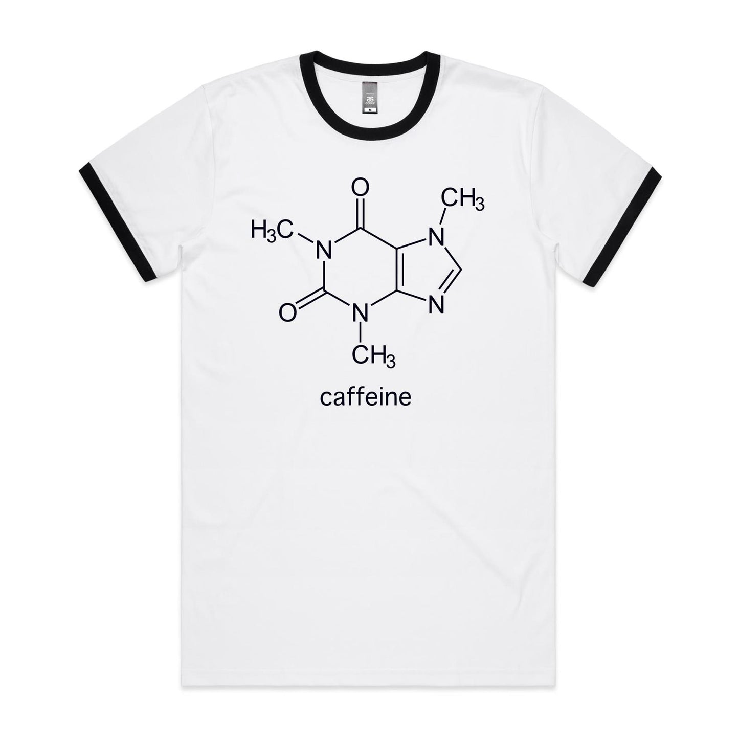 Caffeine Molecule - Staple Ringer Tee