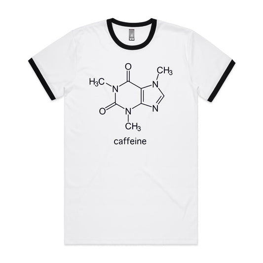 Caffeine Molecule - Staple Ringer Tee