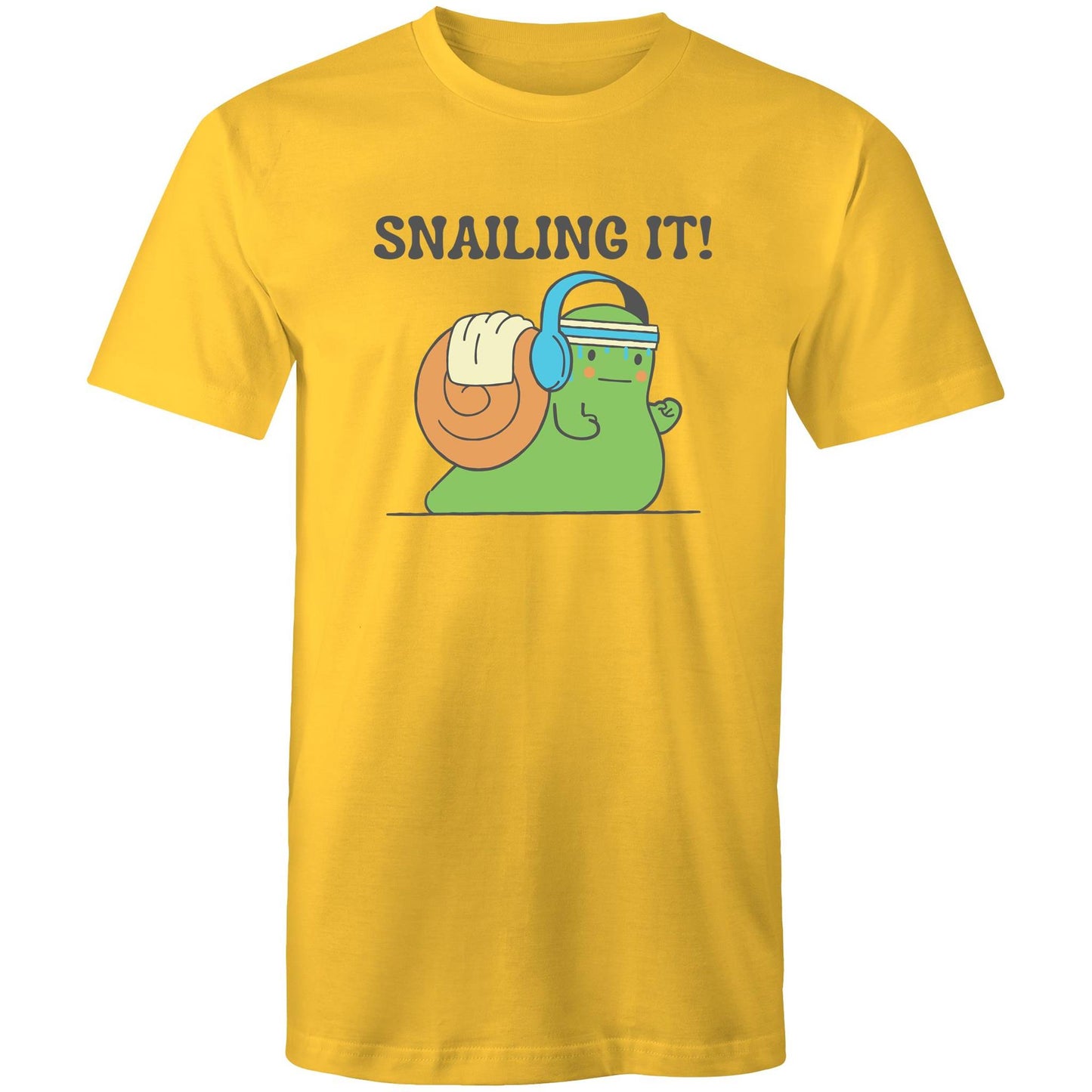 Snailing It - Mens T-Shirt