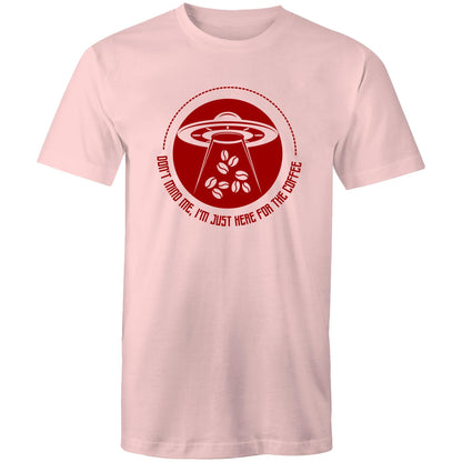 I'm Just Here For The Coffee, UFO - Mens T-Shirt