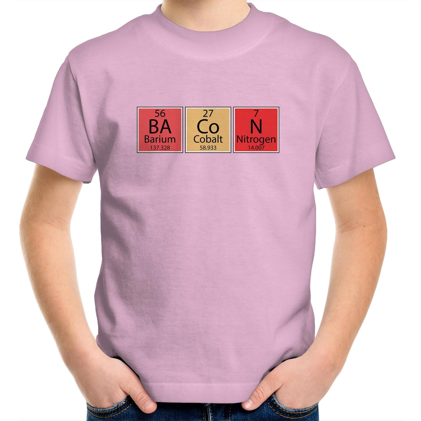 Bacon, Periodic Table - Kids Youth T-Shirt