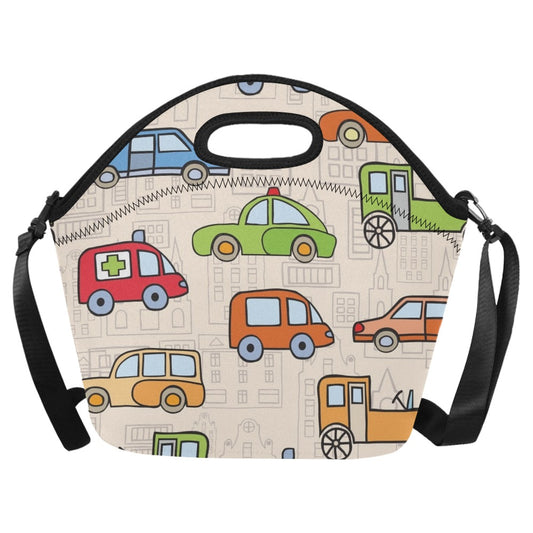 Kids Cars - Neoprene Lunch Bag/Large