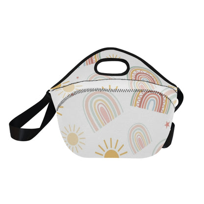 Pastel Rainbows - Neoprene Lunch Bag/Large