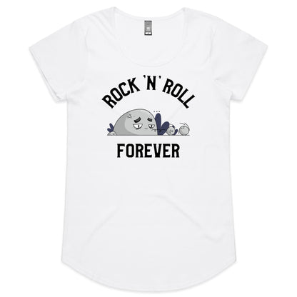 Rock And Roll Forever - Womens Scoop Neck T-Shirt