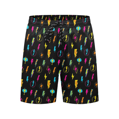 Fun Lightning - Men's Mid-Length Beach Shorts