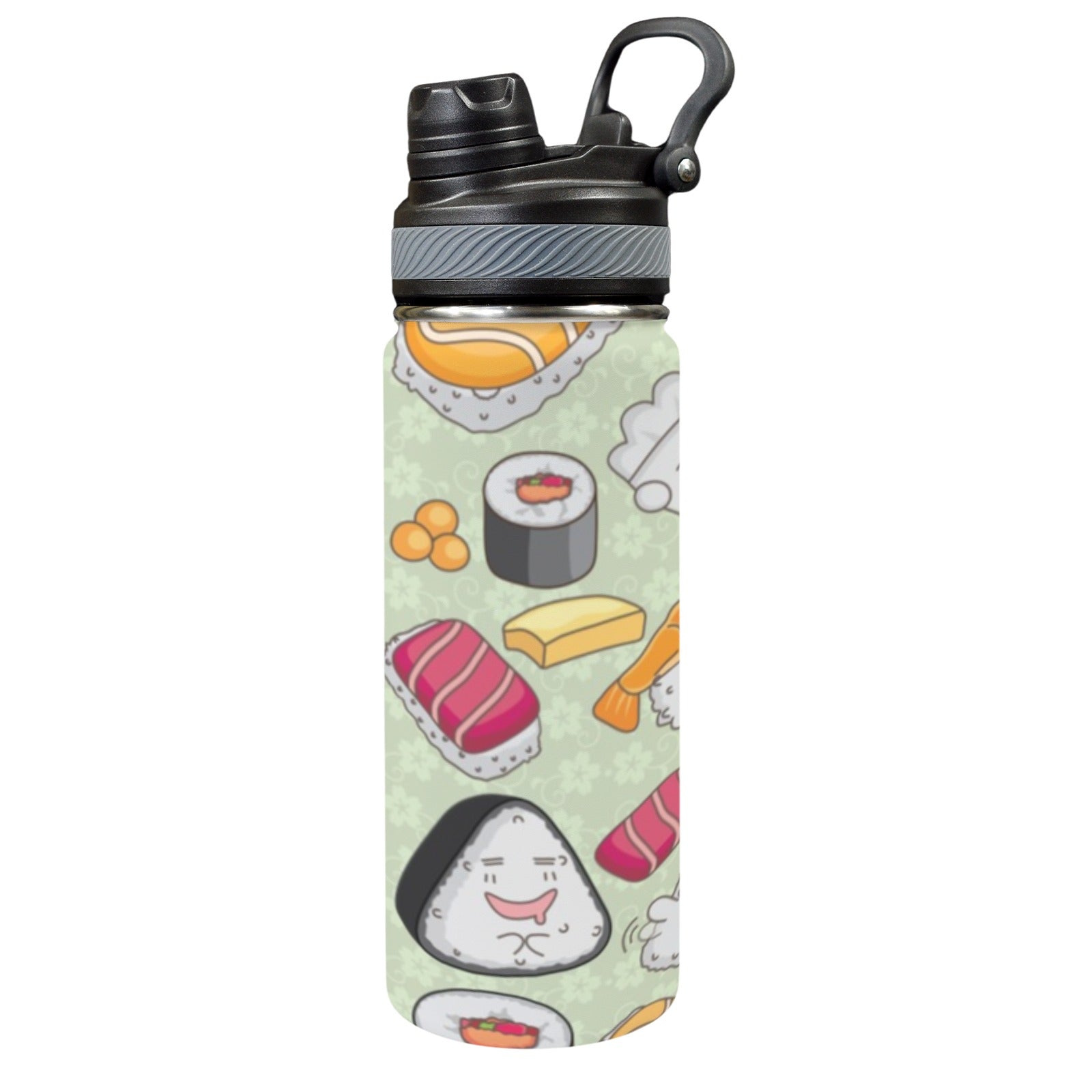 Sushi - Insulated Water Bottle with Dual-Use Lid (18oz) Insulated Water Bottle with Dual-Use Lid (18oz) Printed Offshore