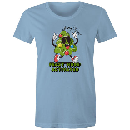 Christmas Feast Mode Activated - Womens T-shirt