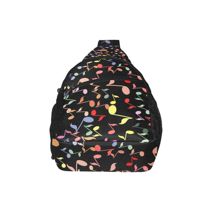 Quavers, Music Notes - Chest Bag With Full Print