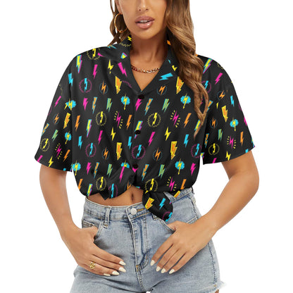 Fun Lightning - Womens Hawaiian Shirt