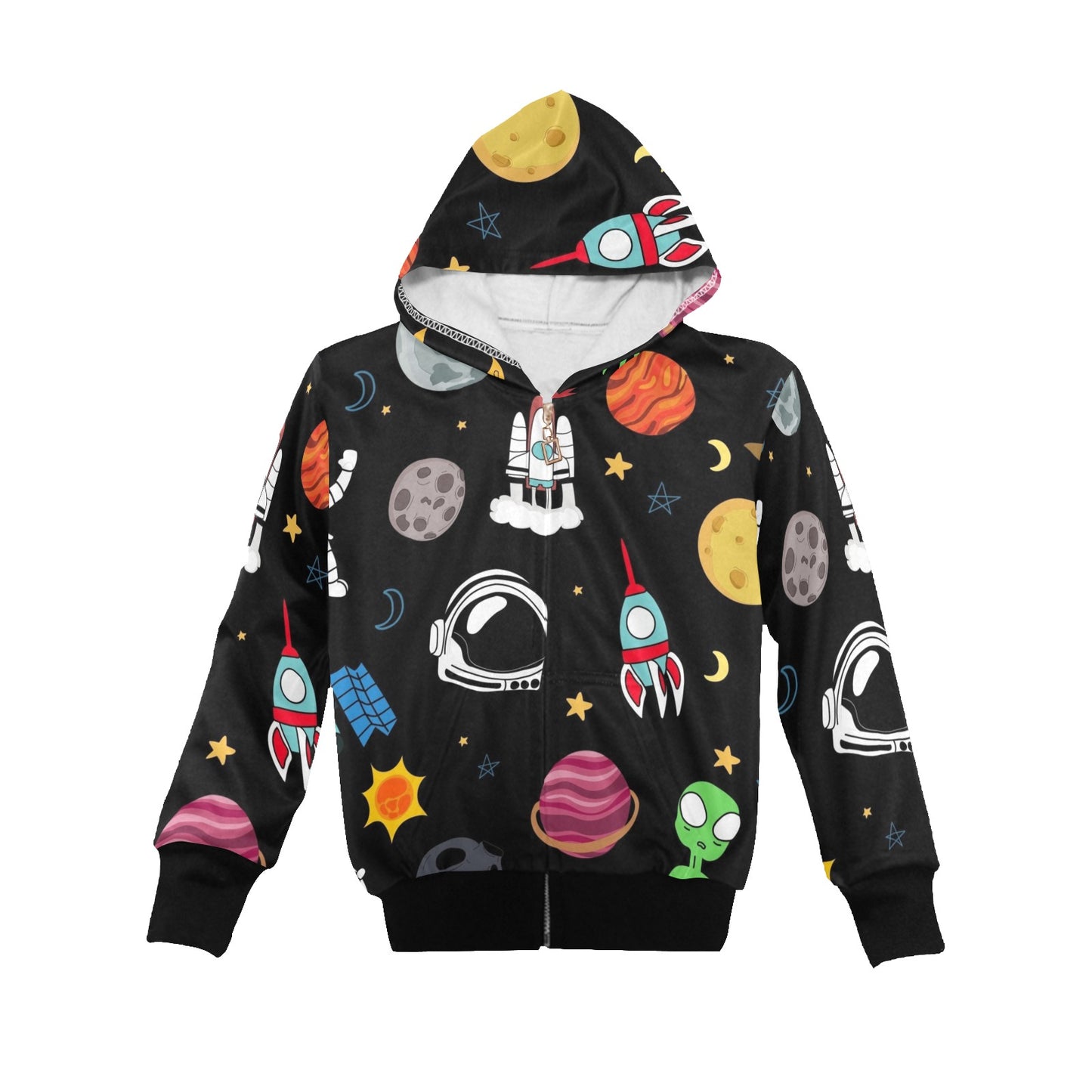 Kids Space - Junior Girls Zip Up Hoodie