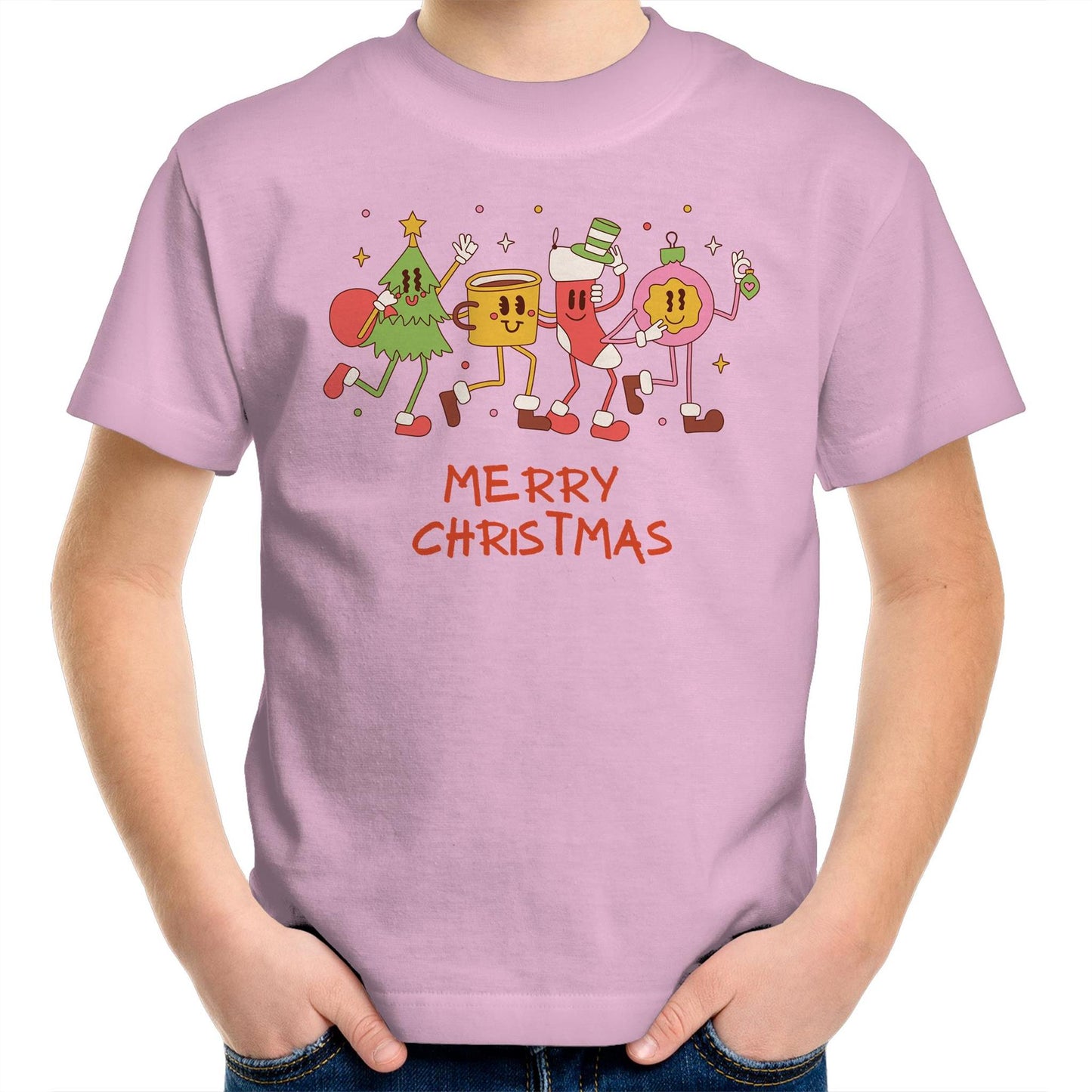 Crazy Christmas Characters - Kids Youth T-Shirt