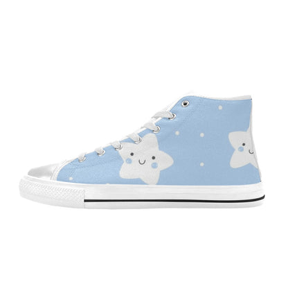 Happy Stars - Kids' High Top Canvas Shoes