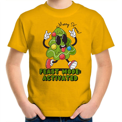 Christmas Feast Mode Activated - Kids Youth T-Shirt