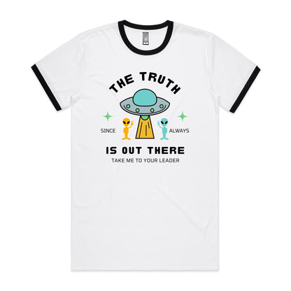 The Truth Is Out There, Alien, UFO - Staple Ringer Tee