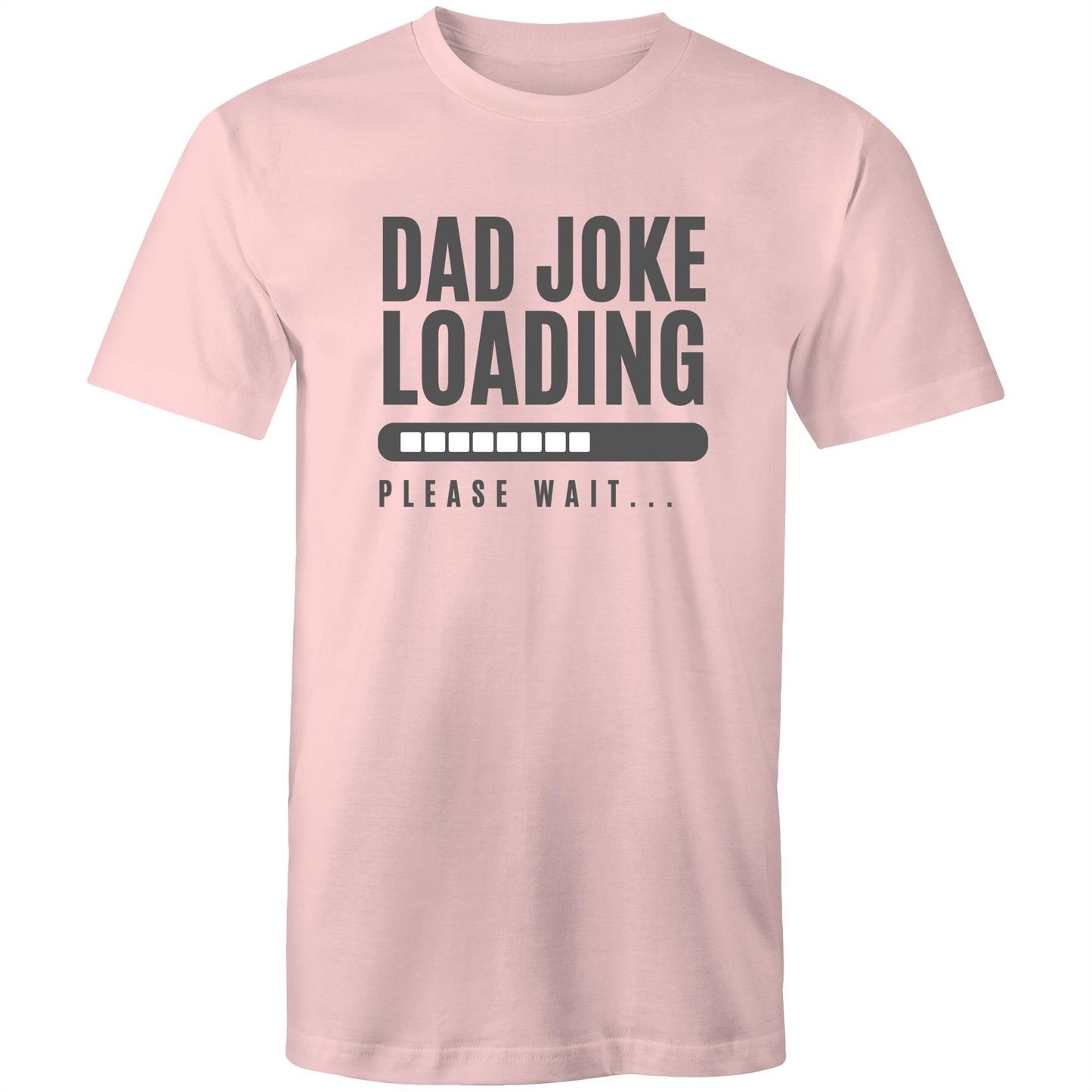 Dad Joke Loading - Mens T-Shirt Pink Mens T-shirt Dad Printed In Australia