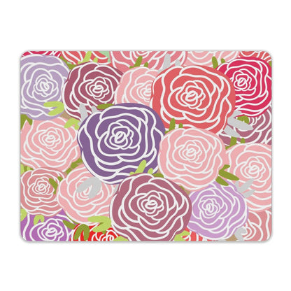 Abstract Roses - Leather Mouse Pad