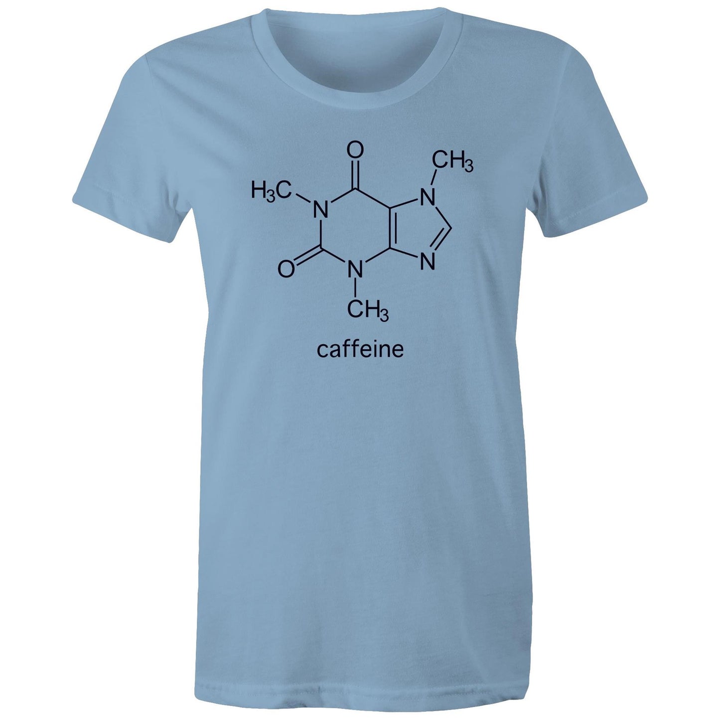 Caffeine Molecule - Womens T-shirt