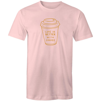 Life Is Better With Coffee - Mens T-Shirt