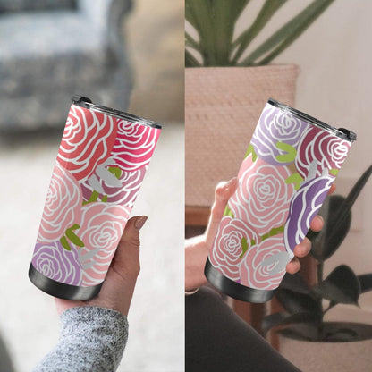 Abstract Roses - 20oz Travel Mug / Tumbler