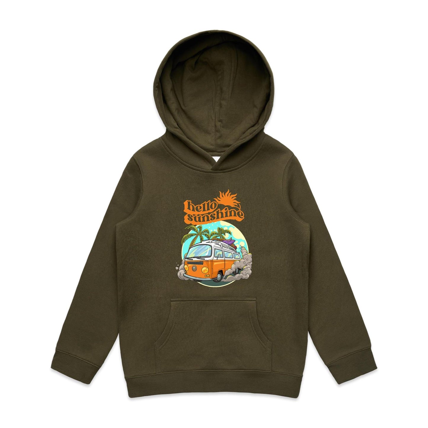 Hello Sunshine, Beach Van - Youth Supply Hood