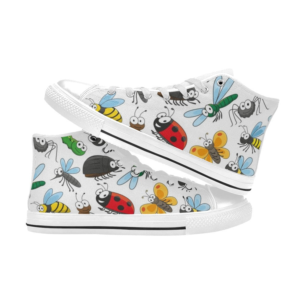 Little Creatures - Men's High Top Canvas Shoes