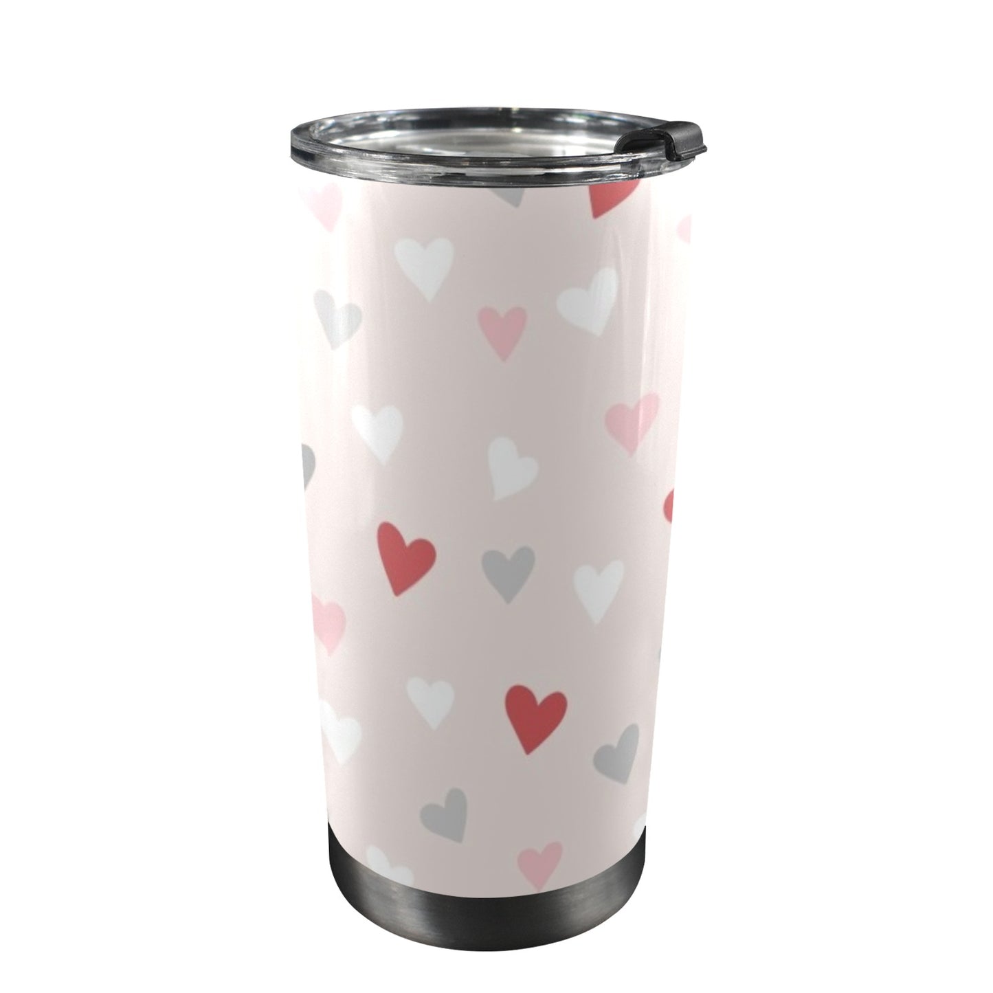 Pretty Hearts - 20oz Travel Mug / Tumbler 20oz Travel Mug / Tumbler Love Printed Offshore