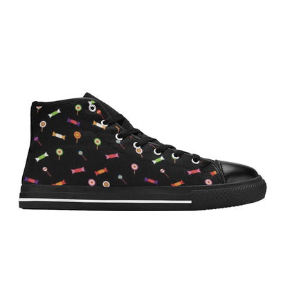 Candy - Men's High Top Canvas Shoes