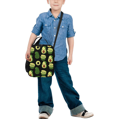 Cute Avocados - Crossbody Lunch Bag for Kids Kids Crossbody Lunch Bag