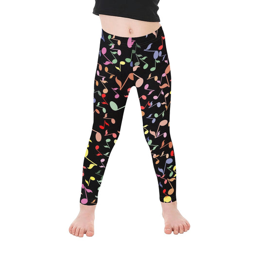 Quavers, Music Notes - Kid's Ankle Length Leggings