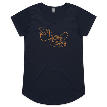 Barista, Coffee - Womens Scoop Neck T-Shirt