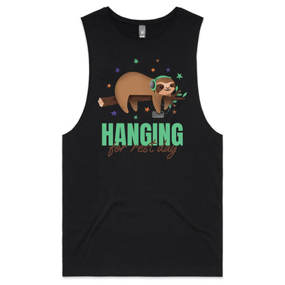 Hanging For Rest Day, Sloth - Tank Top Tee