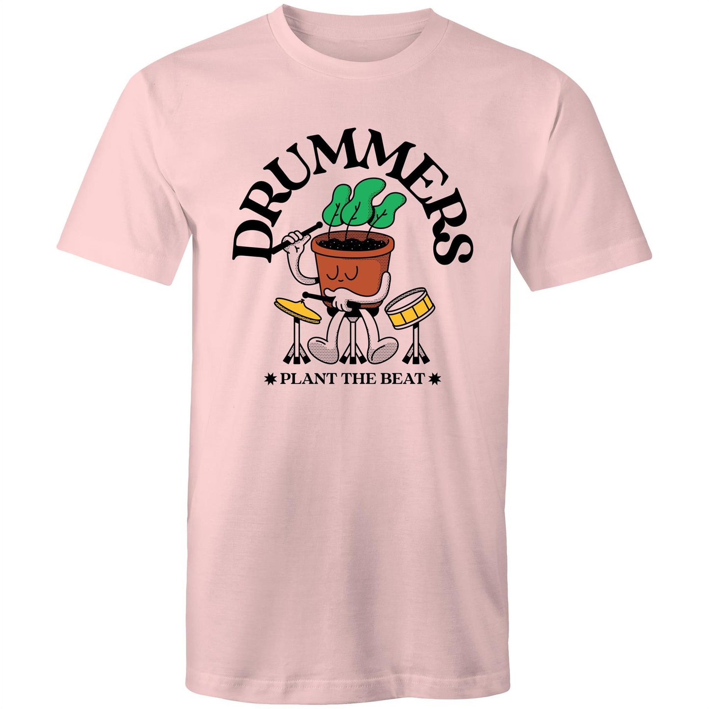 Drummers Plant The Beat - Mens T-Shirt