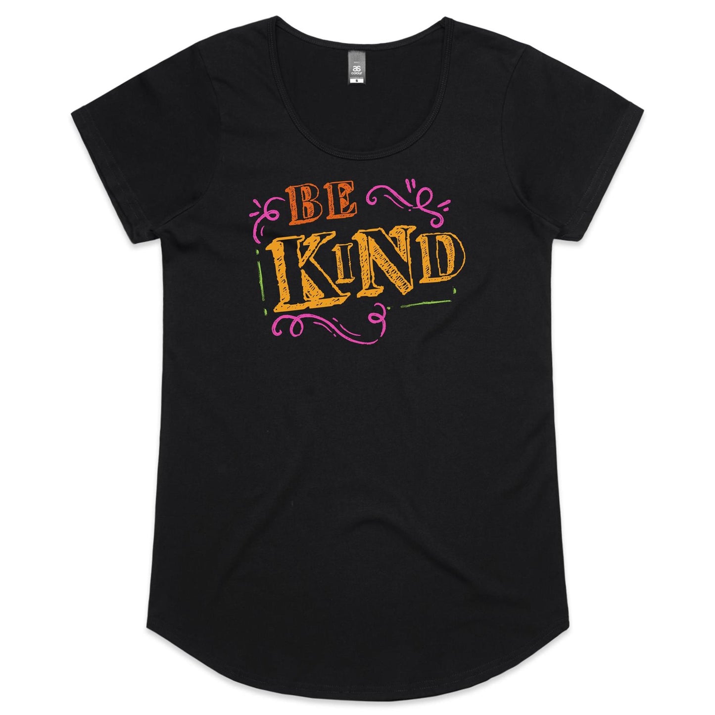 Be Kind - Womens Scoop Neck T-Shirt