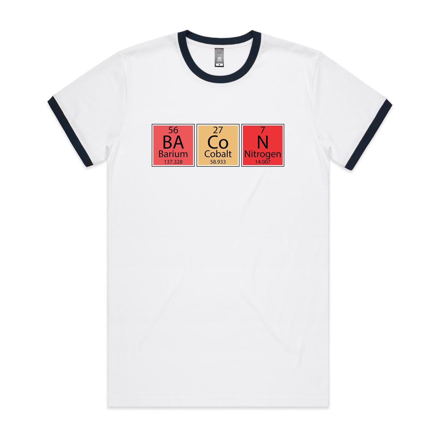 Bacon Periodic Table - Staple Ringer Tee