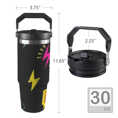 Fun Lightning - 30oz Tumbler with Top Handle