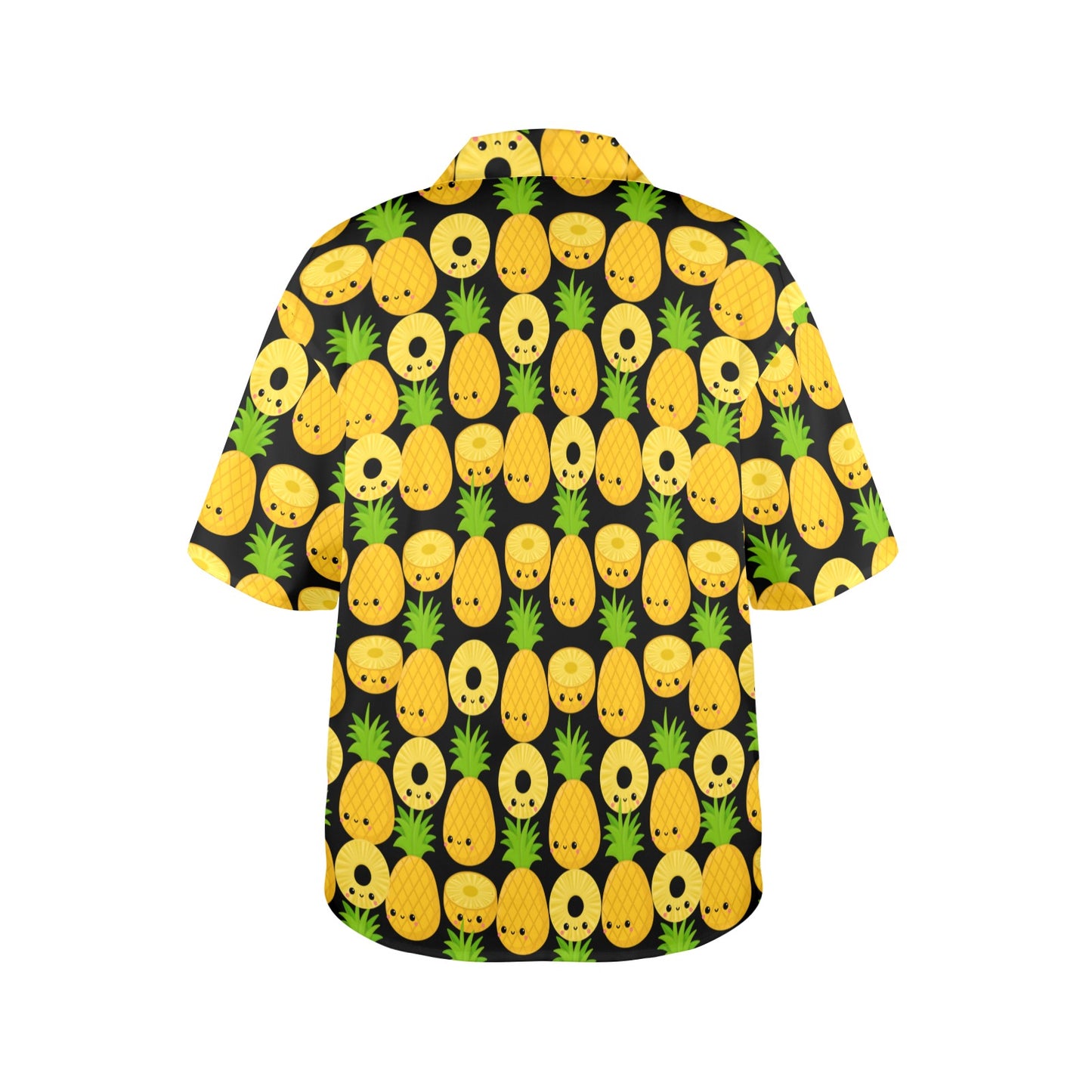 Happy Pineapples - Womens Hawaiian Shirt