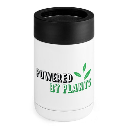 Powered By Plants, Vegetarian - Stainless Steel Can Cooler