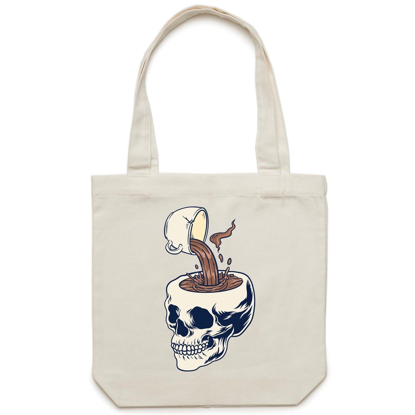 Coffee Skull - Canvas Tote Bag