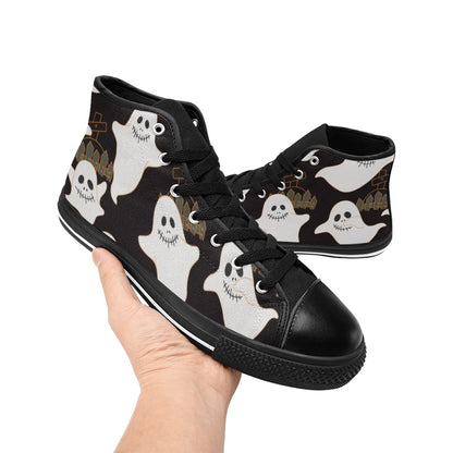 Ghosts - Women's High Top Canvas Shoes