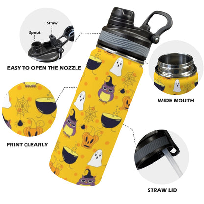 Halloween - Insulated Water Bottle with Dual-Use Lid (18oz) Insulated Water Bottle with Dual-Use Lid (18oz) Printed Offshore