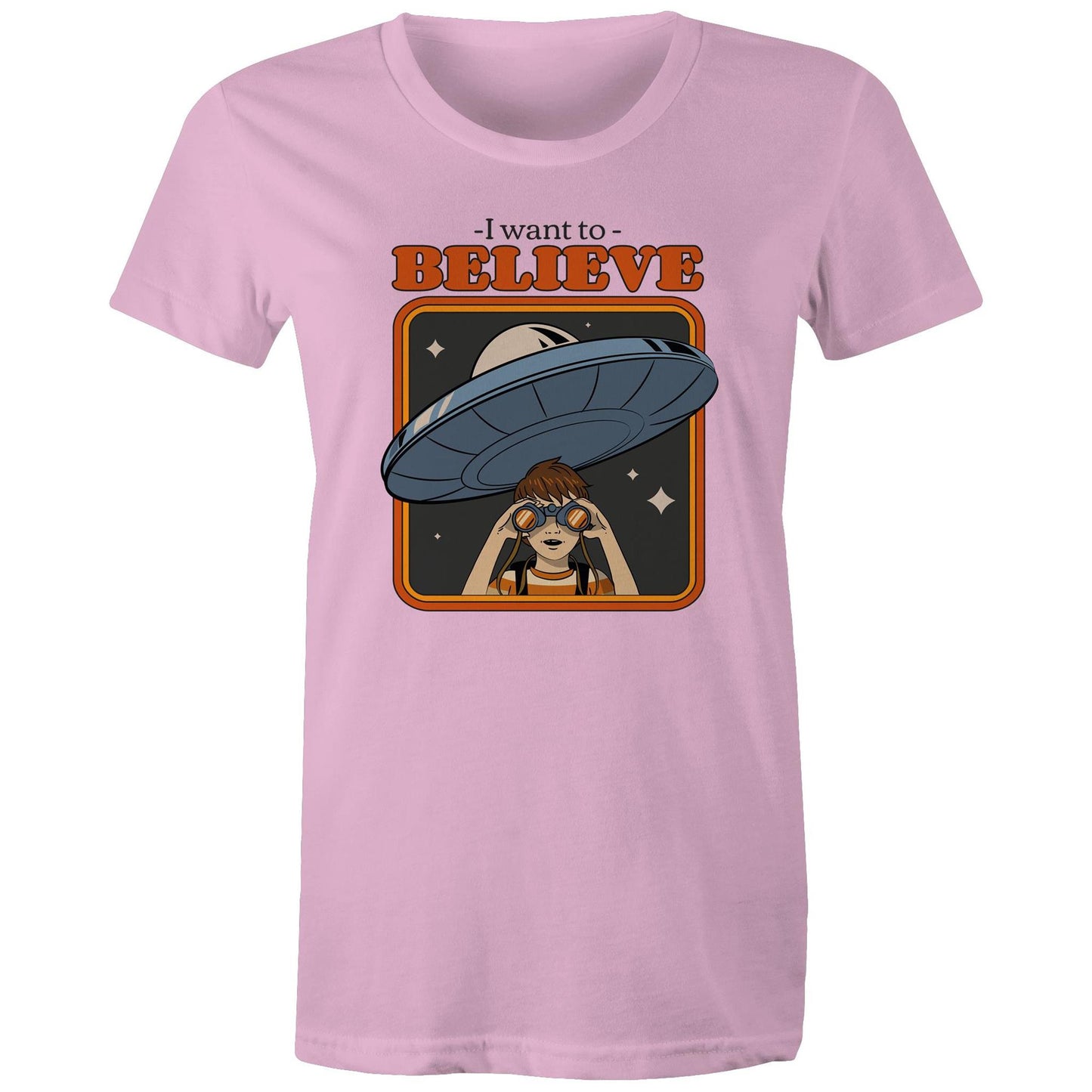 I Want To Believe, UFO - Womens T-shirt