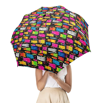 Colourful Cats - Semi-Automatic Foldable Umbrella