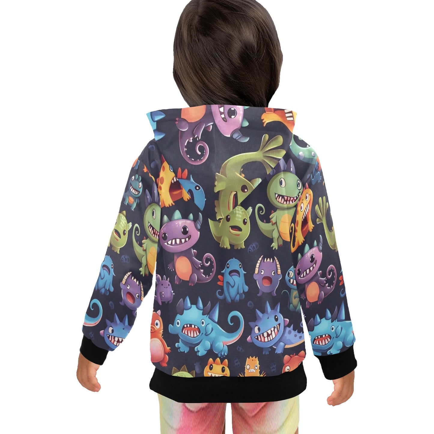 Monster Mania - Junior Girls Zip Up Hoodie