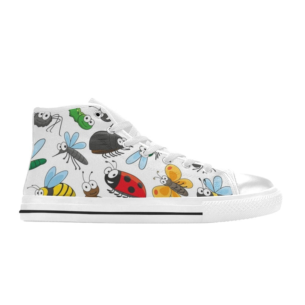 Little Creatures - Men's High Top Canvas Shoes