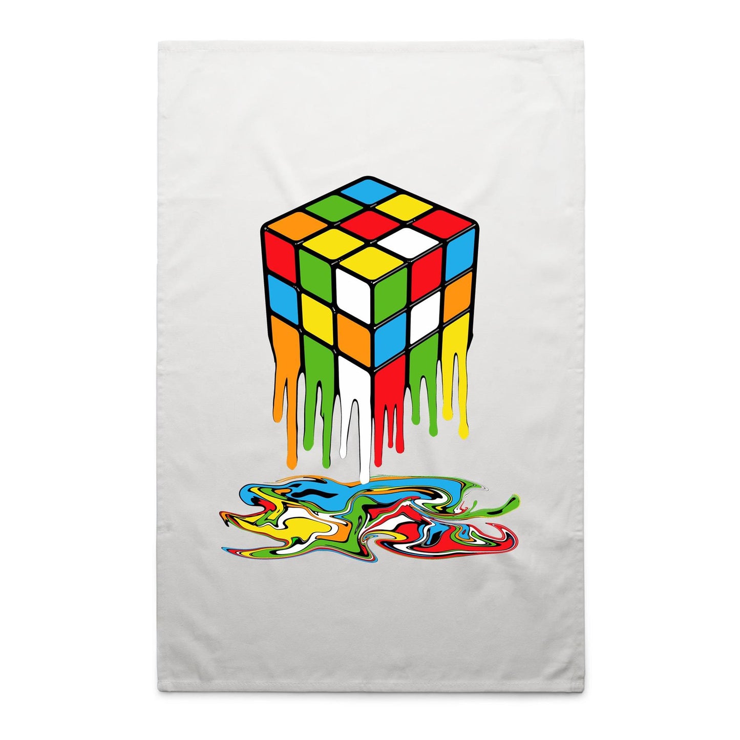 Melting Game Cube - AS Colour Tea Towel