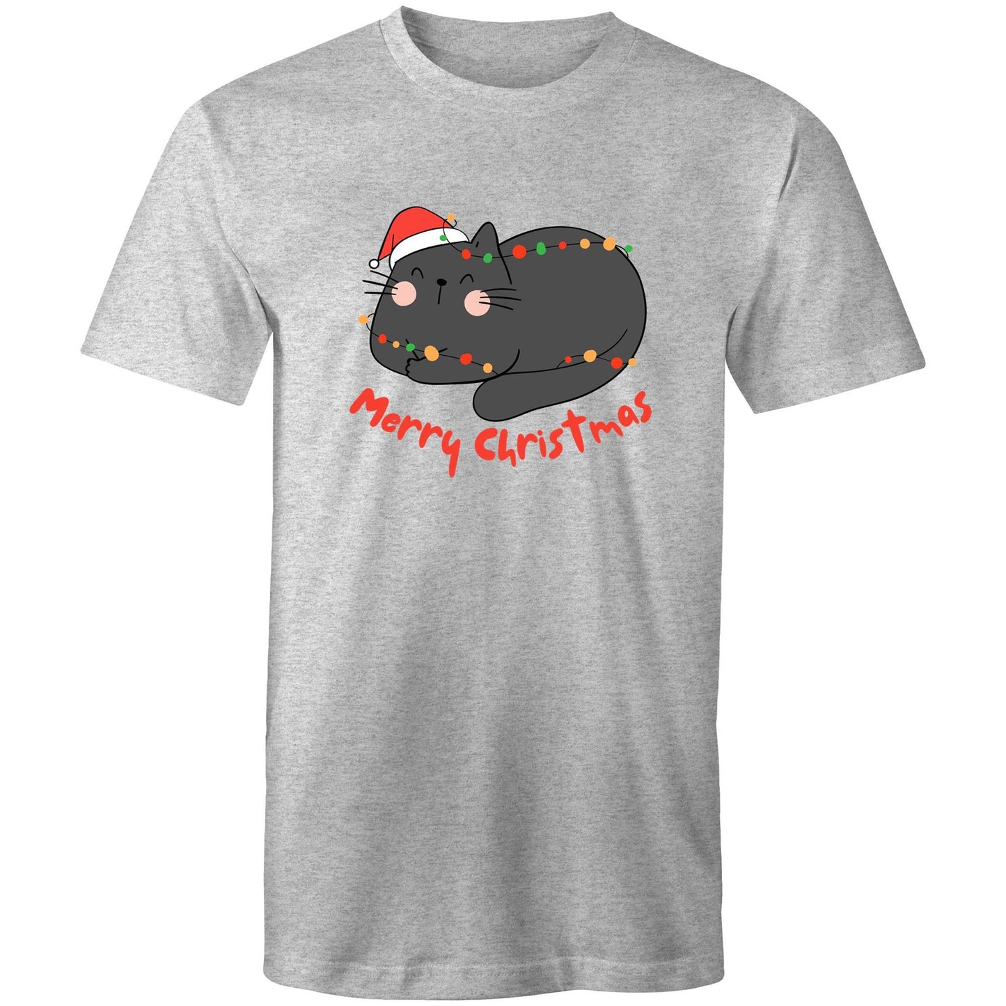 Merry Christmas Cat - Mens T-Shirt