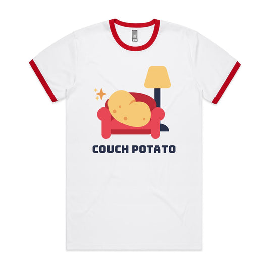 Couch Potato - Staple Ringer Tee